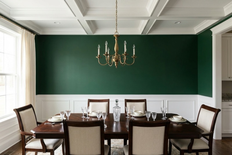 Dining room accent wall painting New Smyrna Beach FL