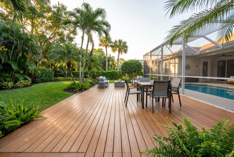 Composite deck maintenance and sealing in Volusia County FL
