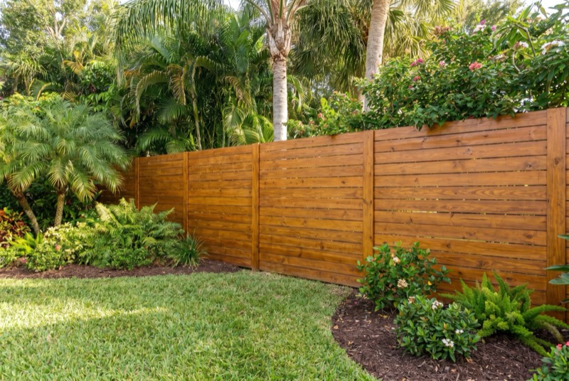 Privacy fence refresh and staining in New Smyrna Beach FL